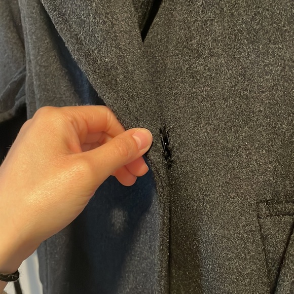 Calvin Klein womens charcoal, gray peacoat - Picture 5 of 9